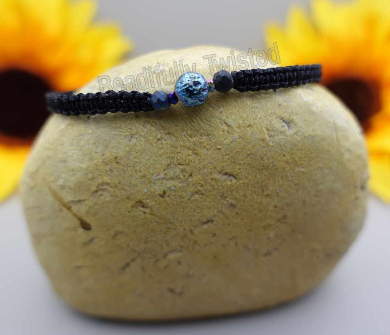 Handmade~Macramé Bracelets~Galaxy Beads~Adjustable