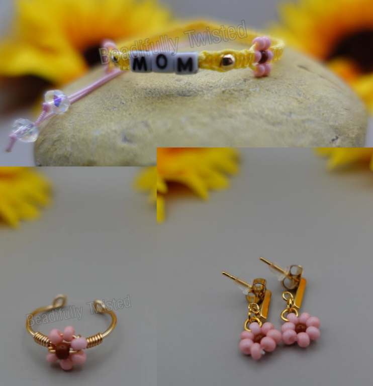Handmade~Mothers Day Collection~Ring~Bracelet~Earrings