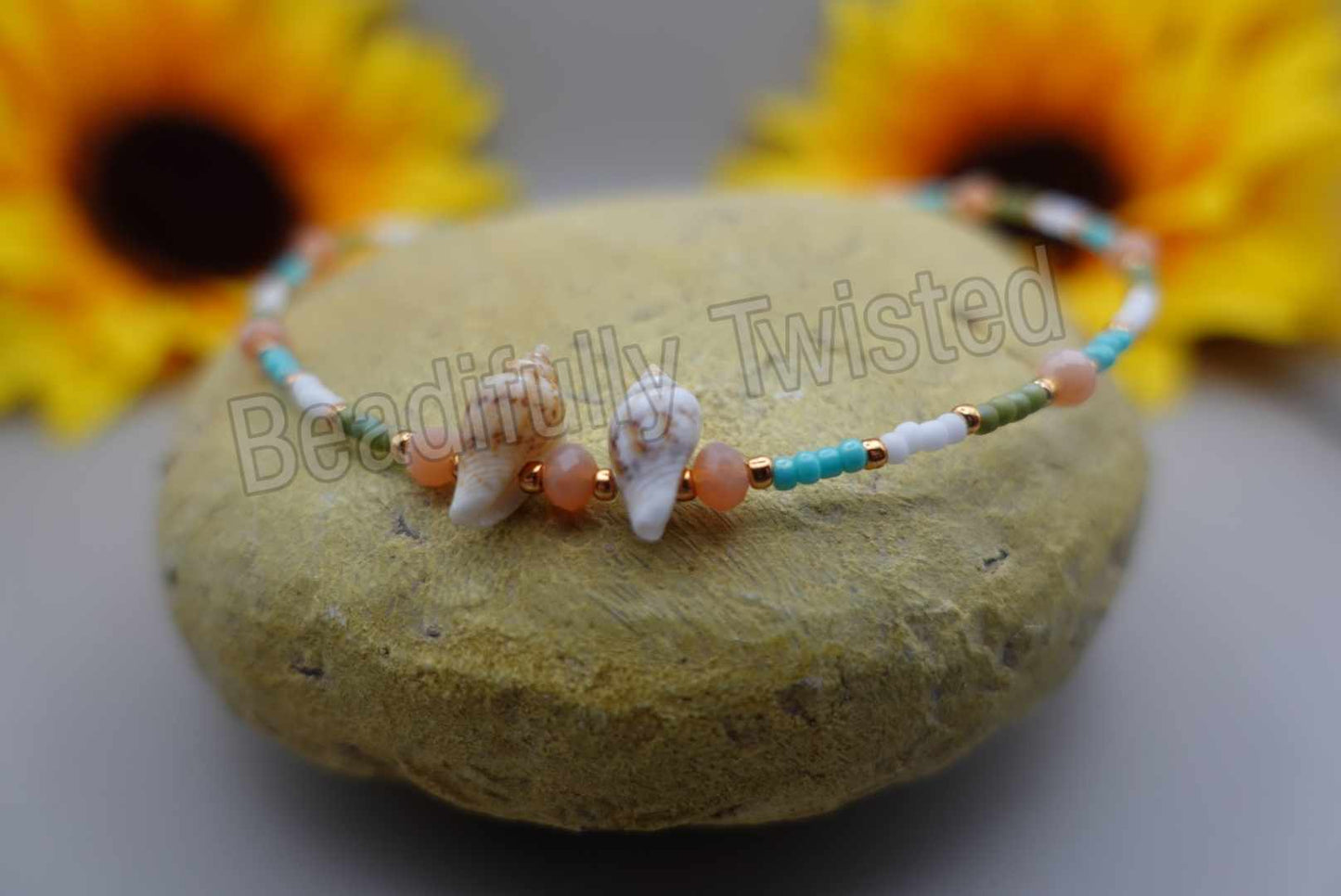 Handmade~Beachy Anklets~Wire~Charms